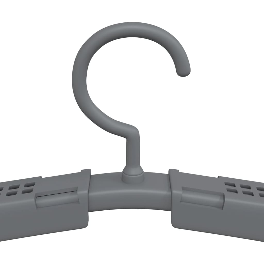 Extendable hangers 5 pcs, gray