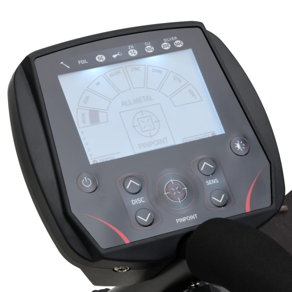 Metal detector 20 cm search depth, LCD display