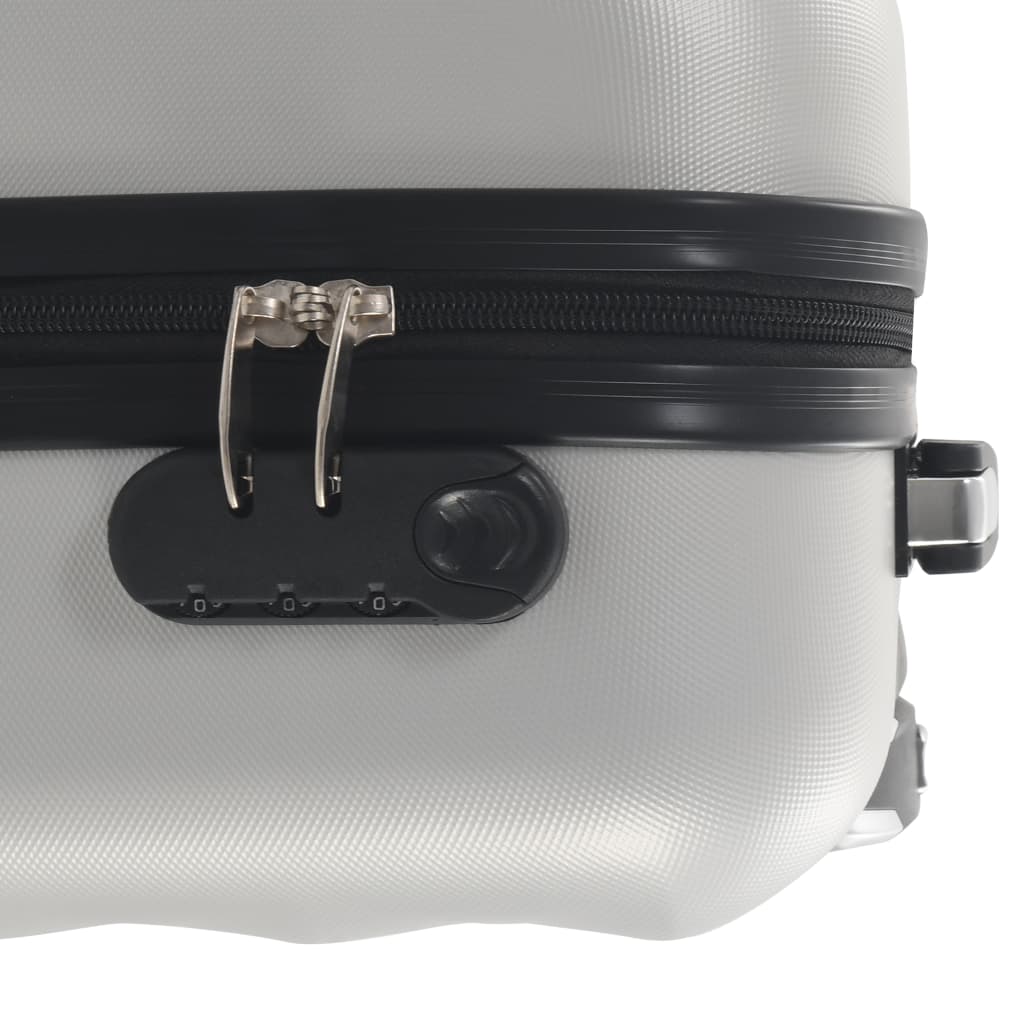 Hard case, bright silver, ABS
