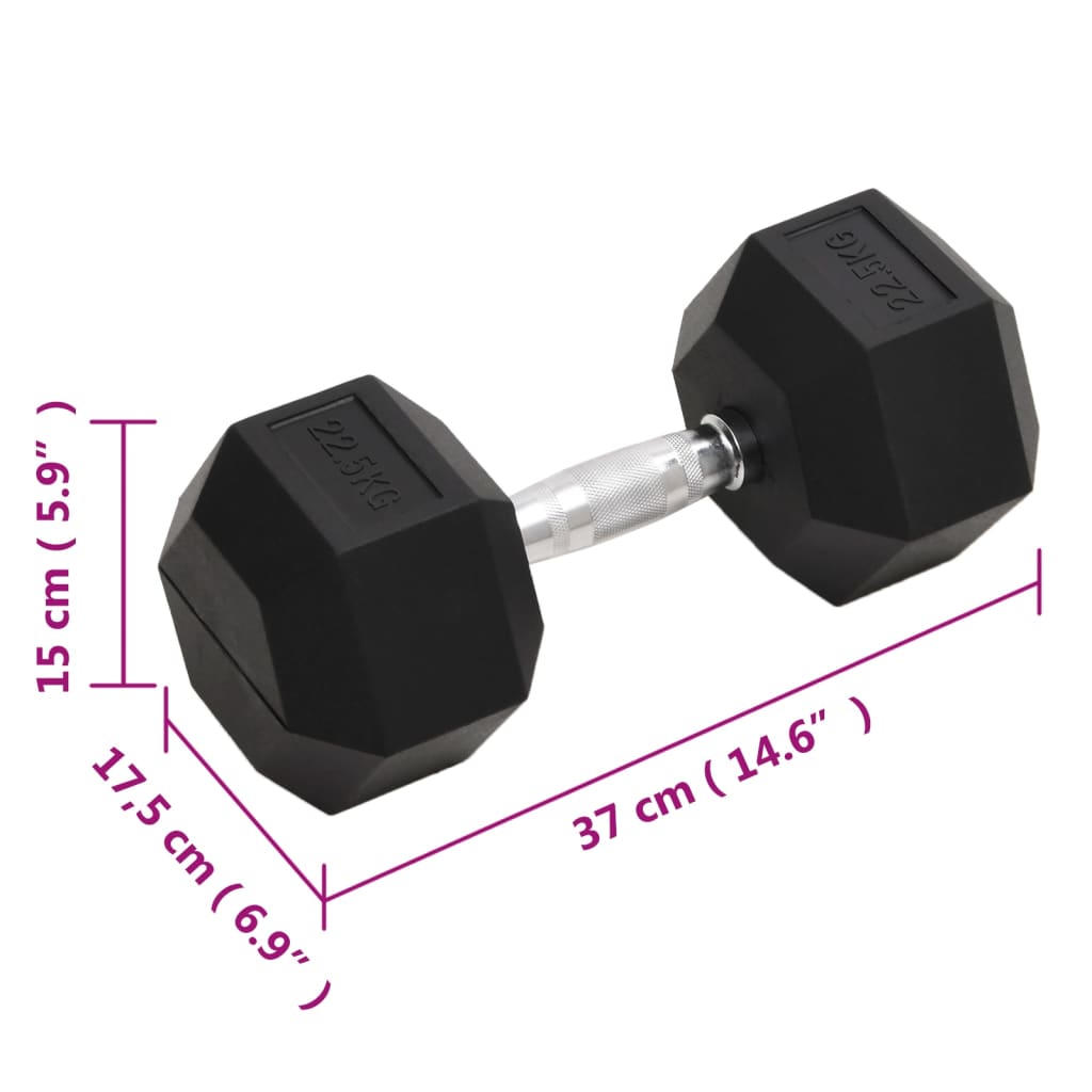 Dumbbells 2 pcs., 22.5 kg, cast iron