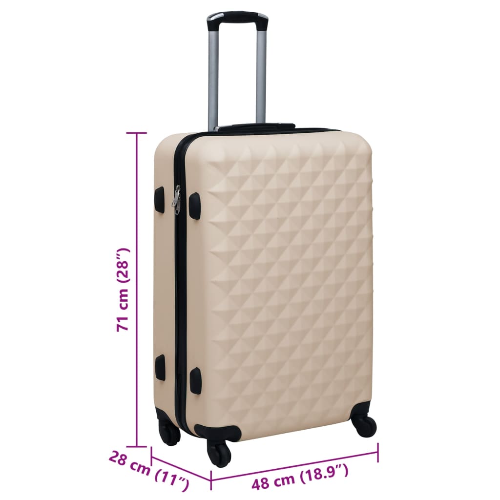 Hard case gold ABS