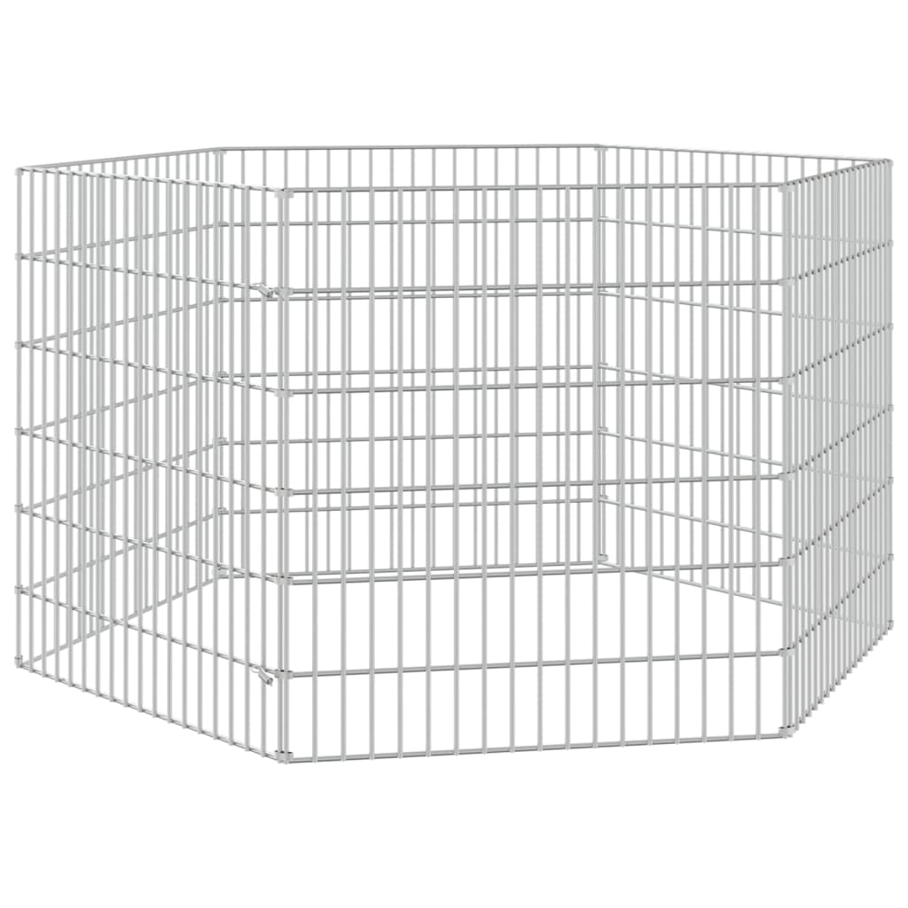 Loomade aedik 6 paneeli 54x60 cm tsingitud raud