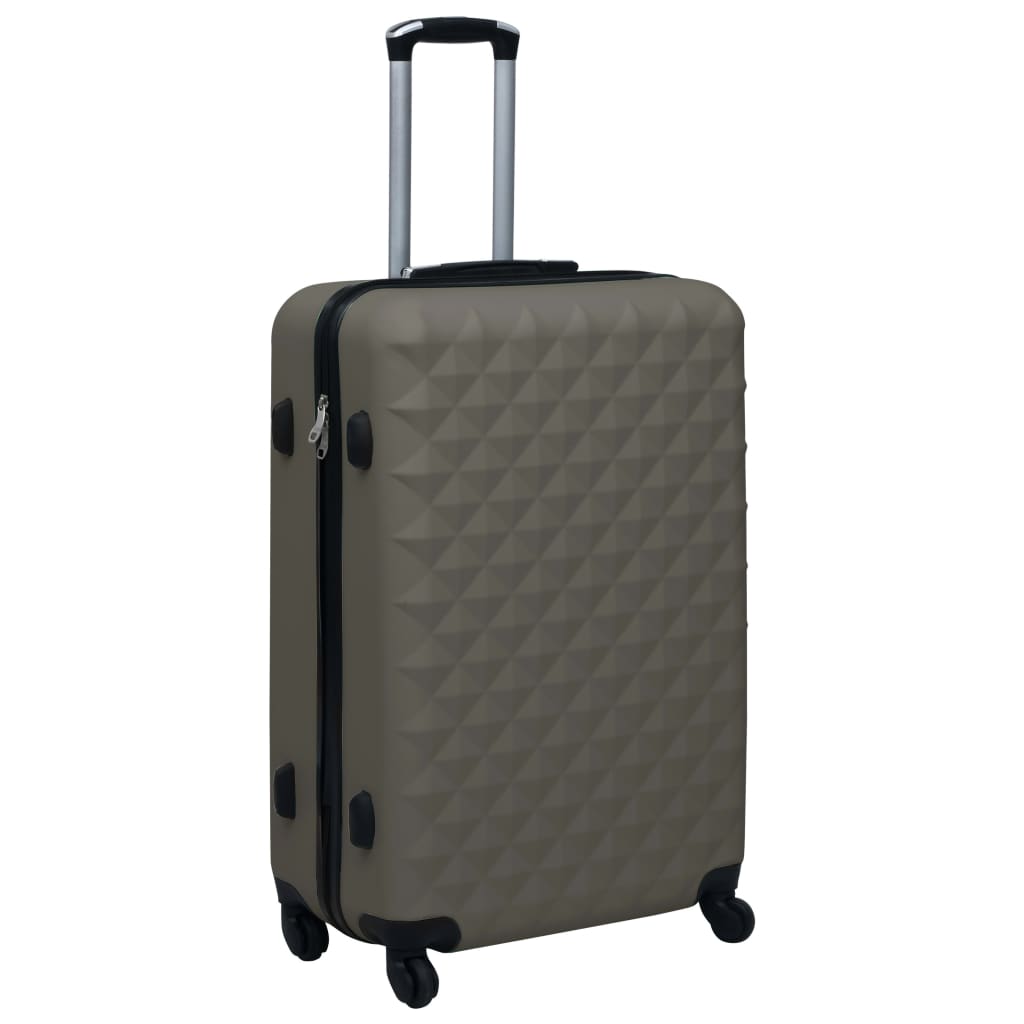 Hard case 2 pcs anthracite gray ABS