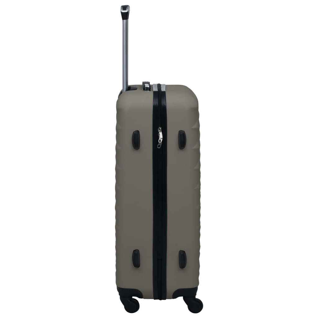 Hard case 2 pcs anthracite gray ABS