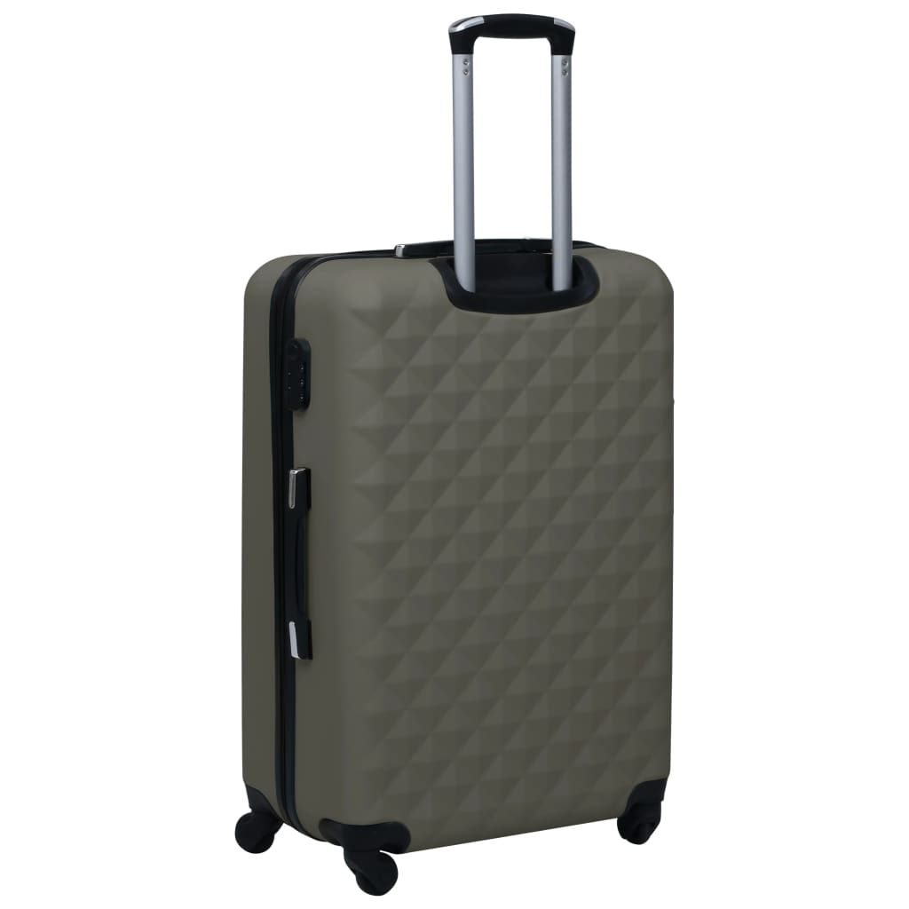 Hard case 2 pcs anthracite gray ABS