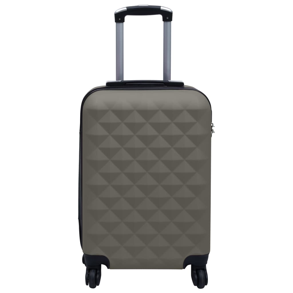 Hard case 2 pcs anthracite gray ABS