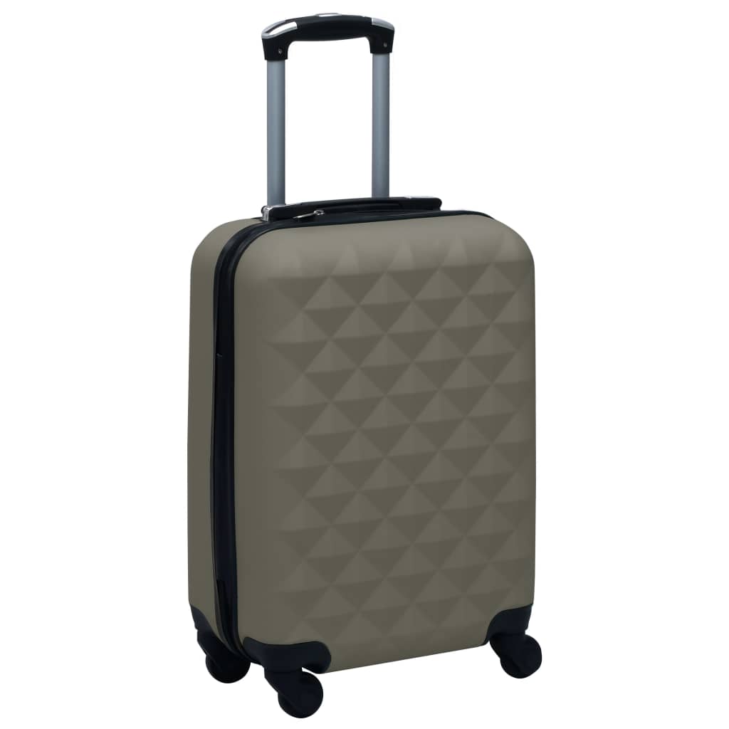 Hard case 2 pcs anthracite gray ABS