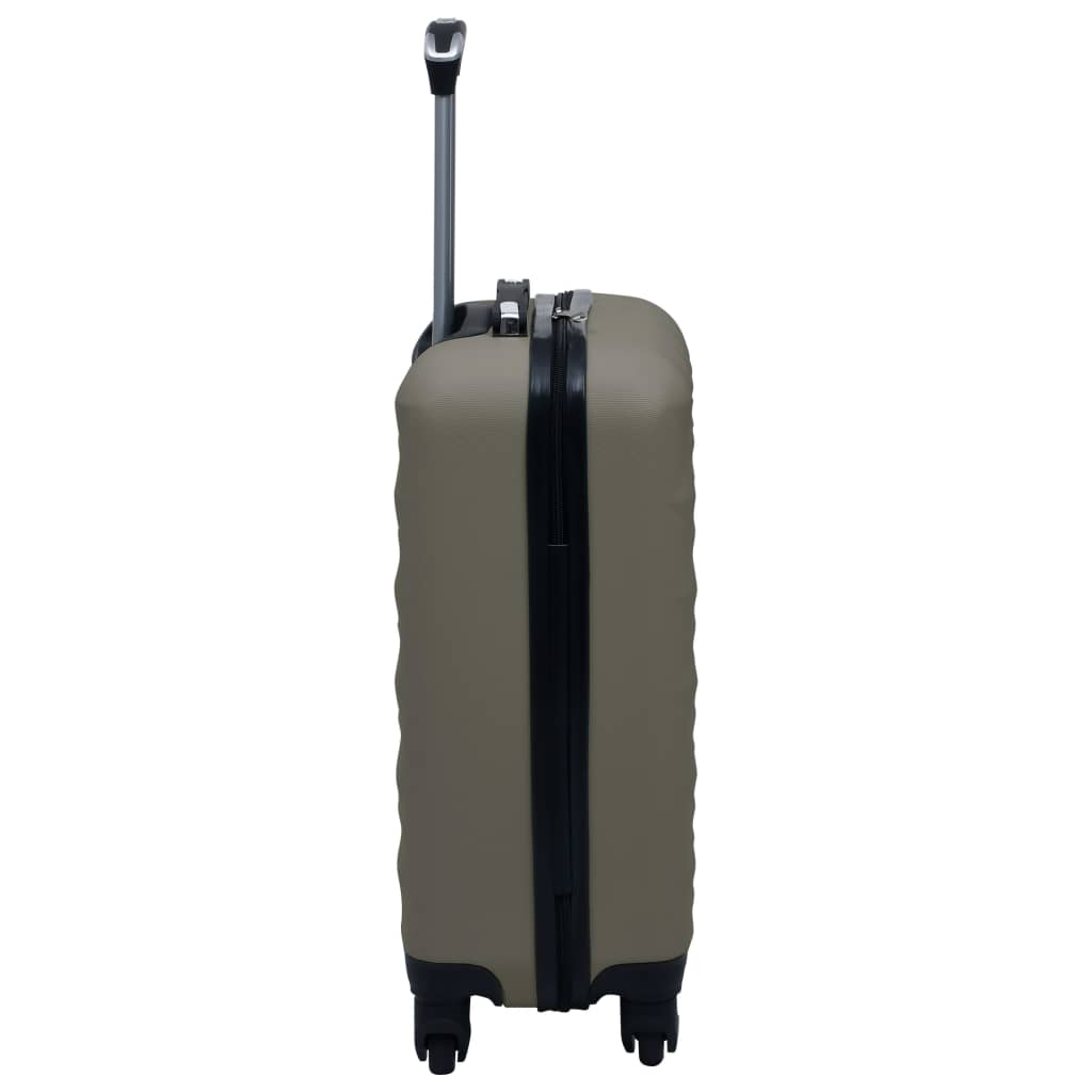 Hard case 2 pcs anthracite gray ABS