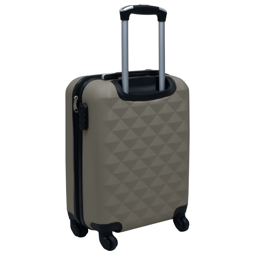 Hard case 2 pcs anthracite gray ABS
