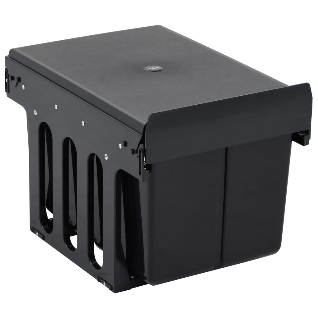 Pull-out trash can, soft closing, 36 l