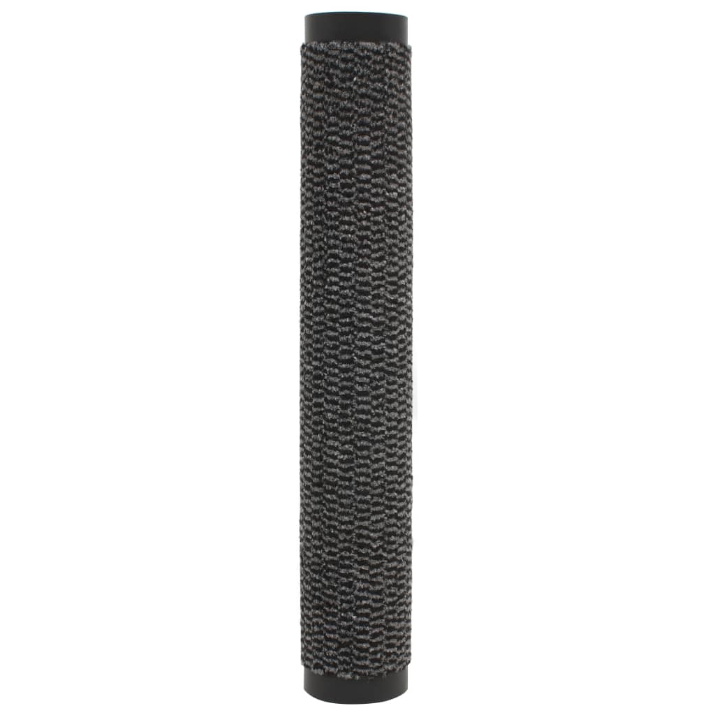 Door mats 2 pcs, square, 90 x 150 cm, anthracite gray