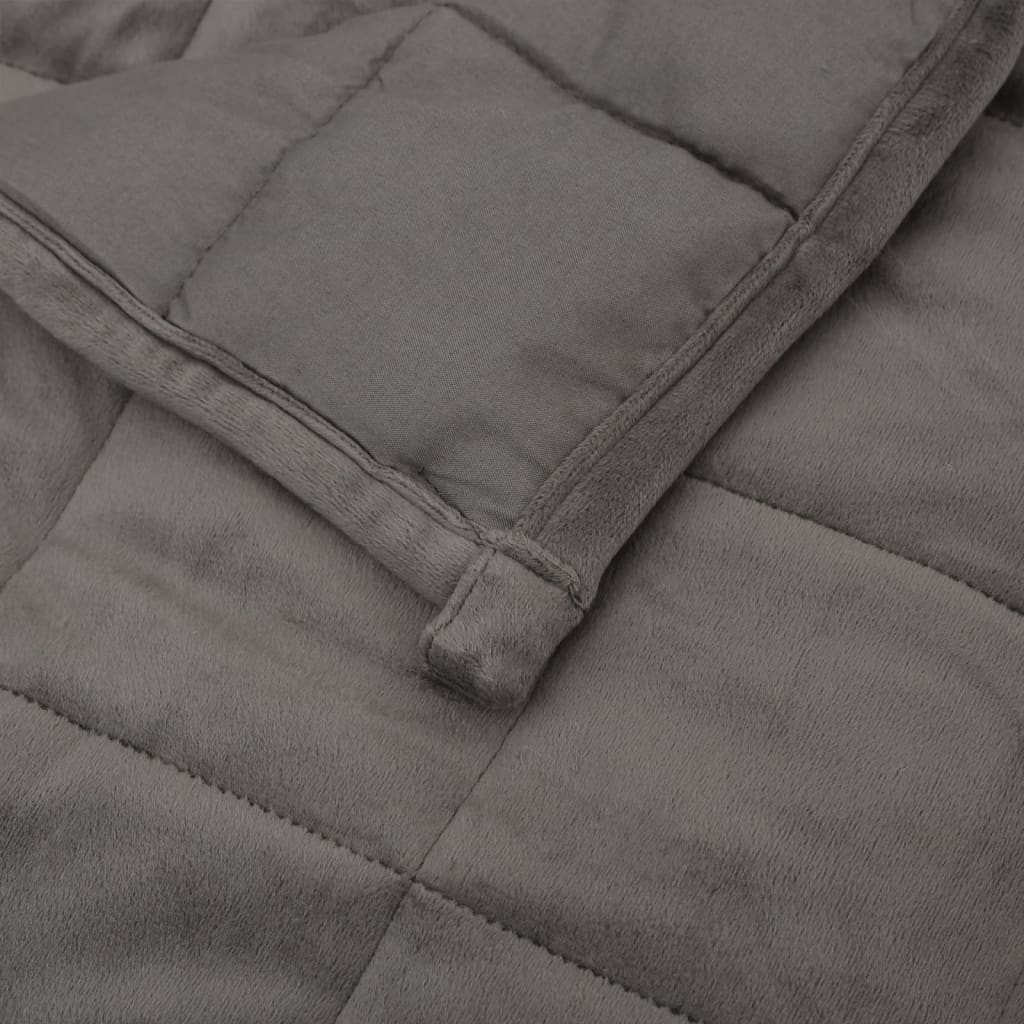 Weight blanket gray 200x220 cm 13 kg fabric