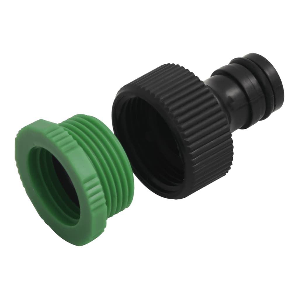 Garden hose with fixing kit, green, 0.75 50 m PVC