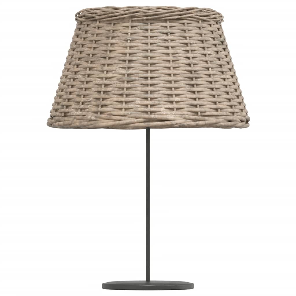 Lampshade, brown, Ø50 x 30 cm, wicker