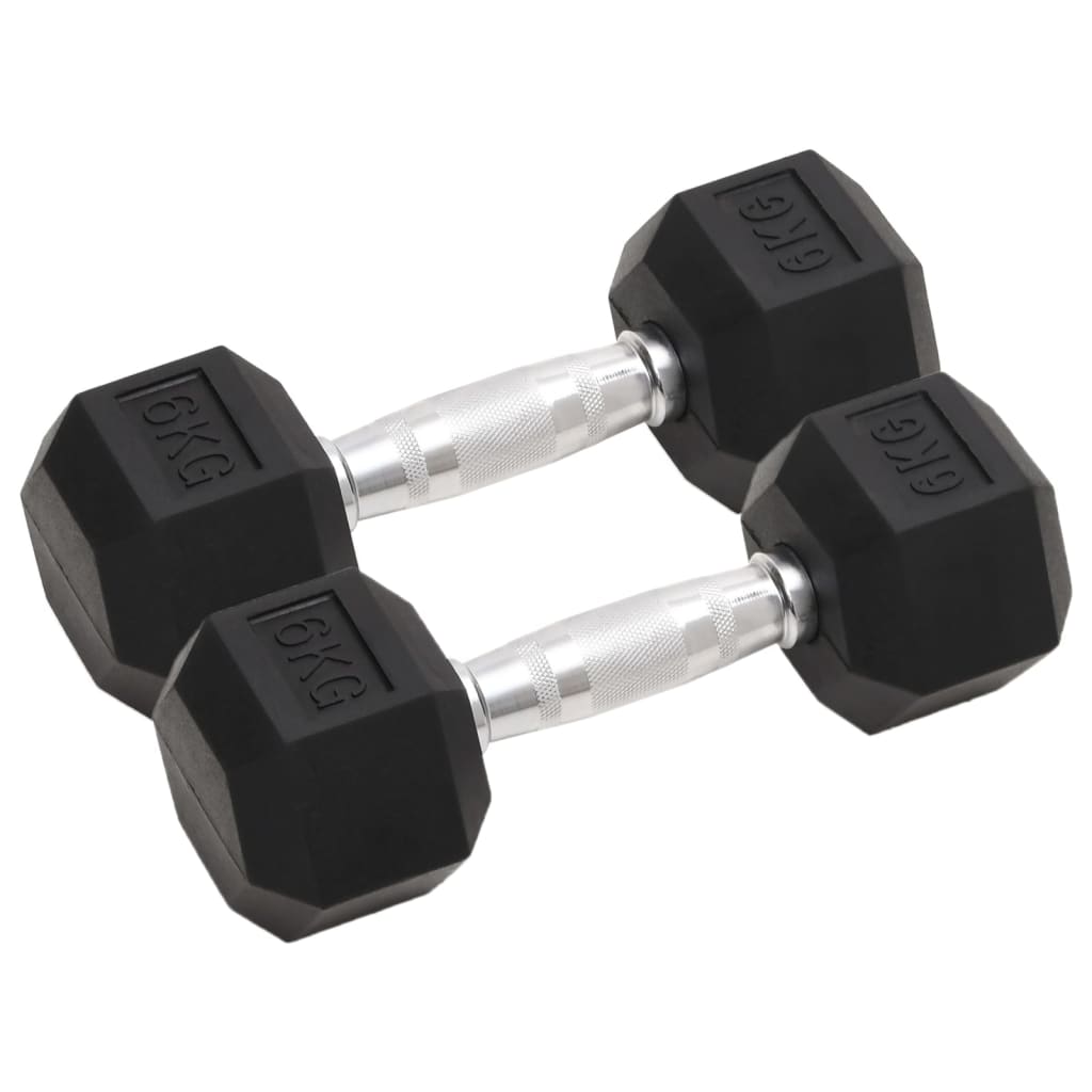 Dumbbells 2 pcs., 12 kg, cast iron
