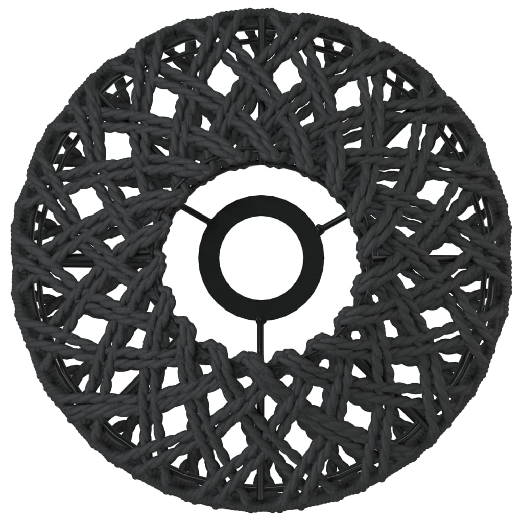 Lampshade, black, Ø23 x 28 cm, iron and paper