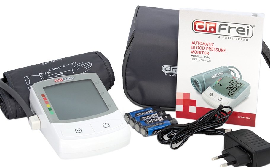 Dr.Frei M-100A Automatic Pressure Meter + Adapter