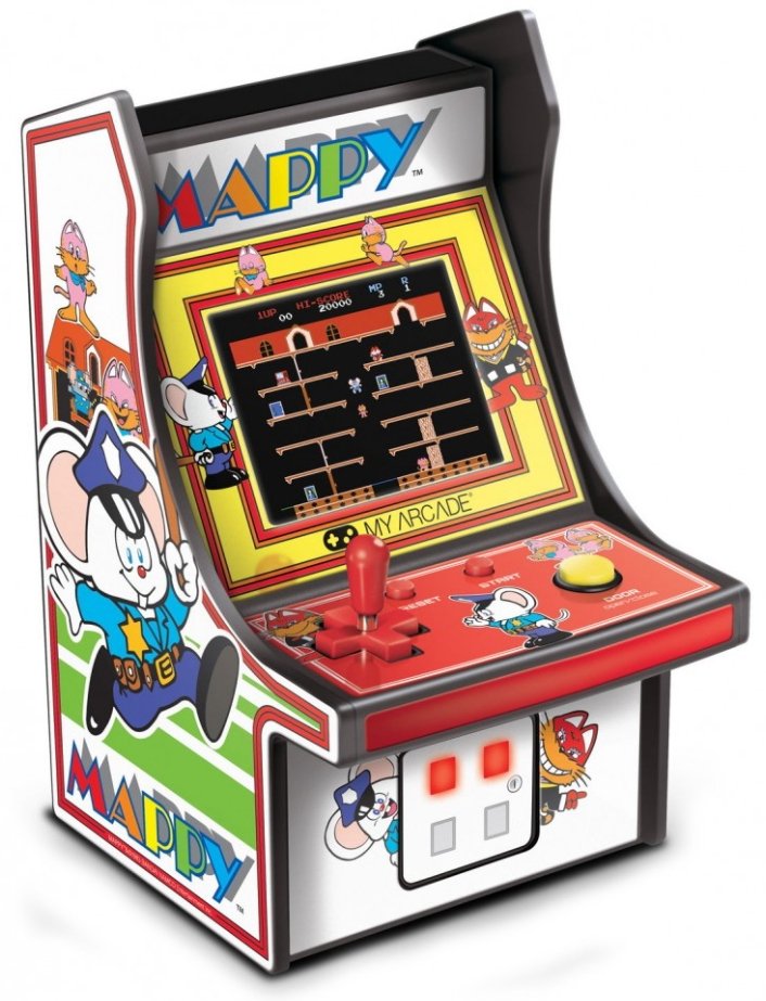 My Arcade Mappy Micro Player Retro Arcade Machine 6.75