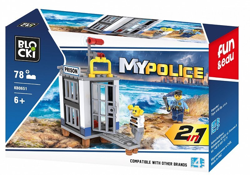 Blocki MyPolice Prison  /  KB0651  /  Constructor with 78 parts  /  Age 6+