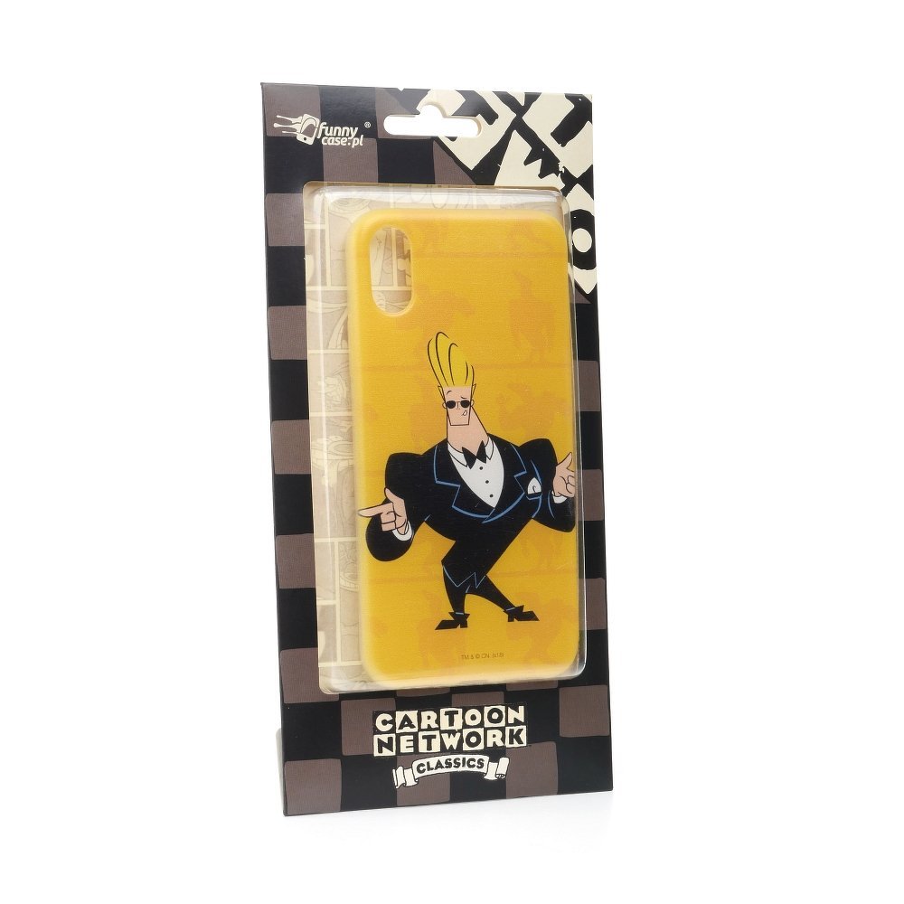 Cartoon Network Johnny Bravo Silicone Case for Apple iPhone X  /  XS Smoking