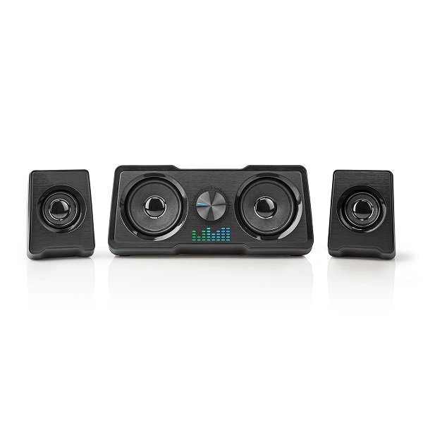 Nedis GSPR21022BK Gaming Speaker 2.2 with USB power supply  /  3.5 mm  /  48W  /  LED