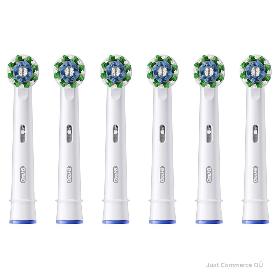 Braun Oral-B Cross Action Pro, 6 tk, valge - Varuharjad