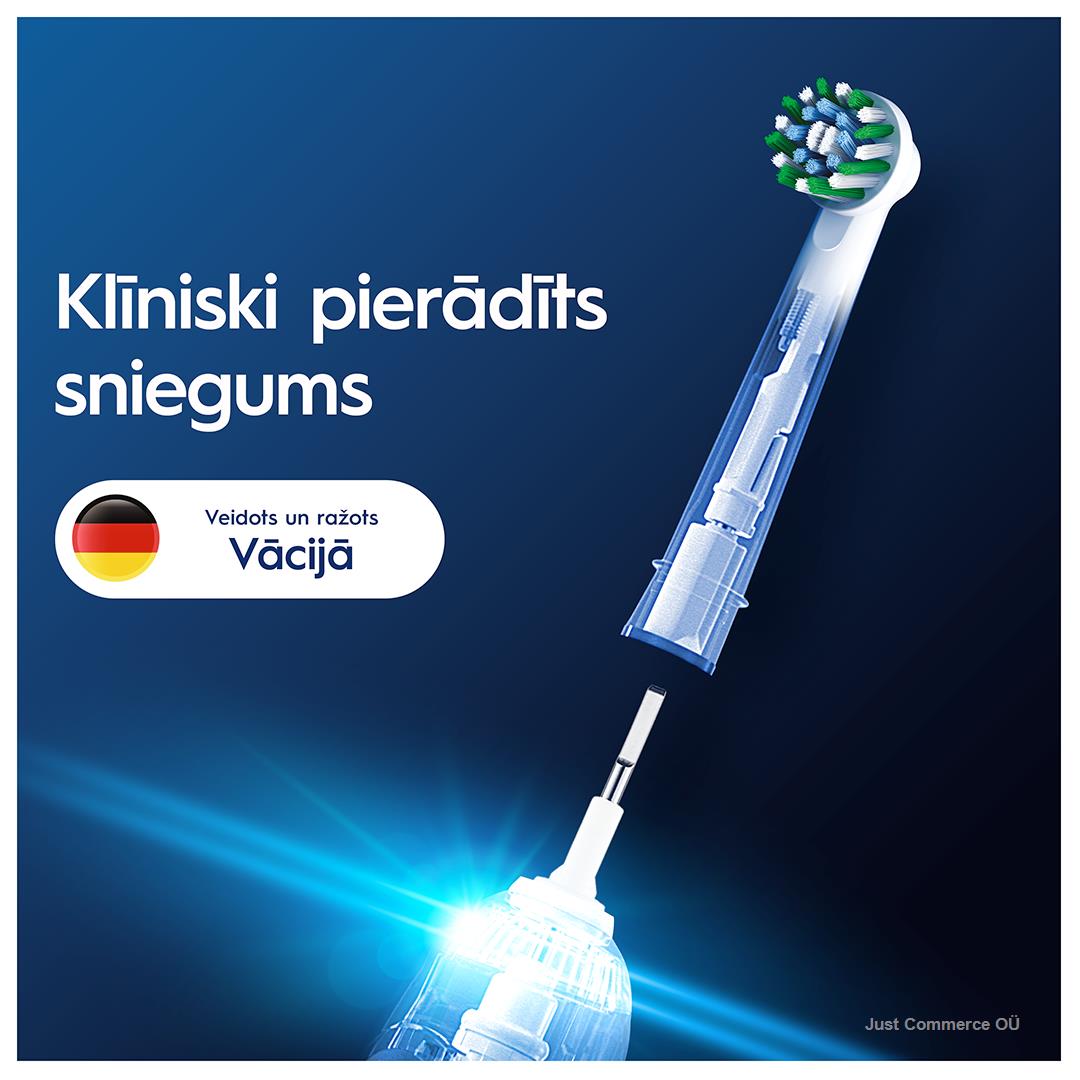 Braun Oral-B Cross Action Pro, 6 tk, valge - Varuharjad