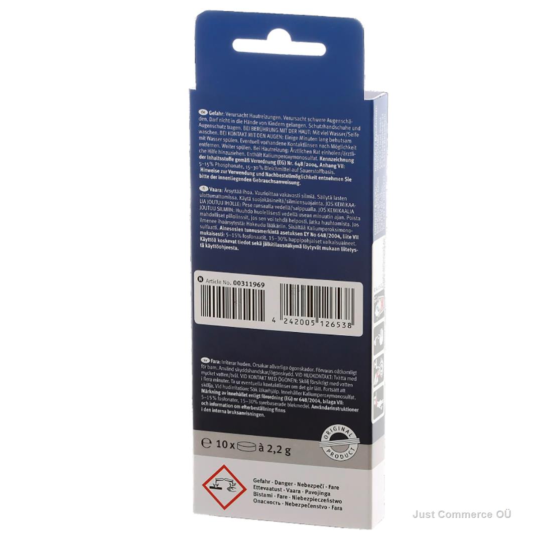 Rinse tablets for Bosch / Siemens espresso machines