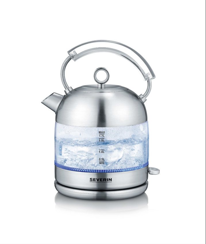 Severin, 2400 W, 1.7 L, glass - Retro Kettle