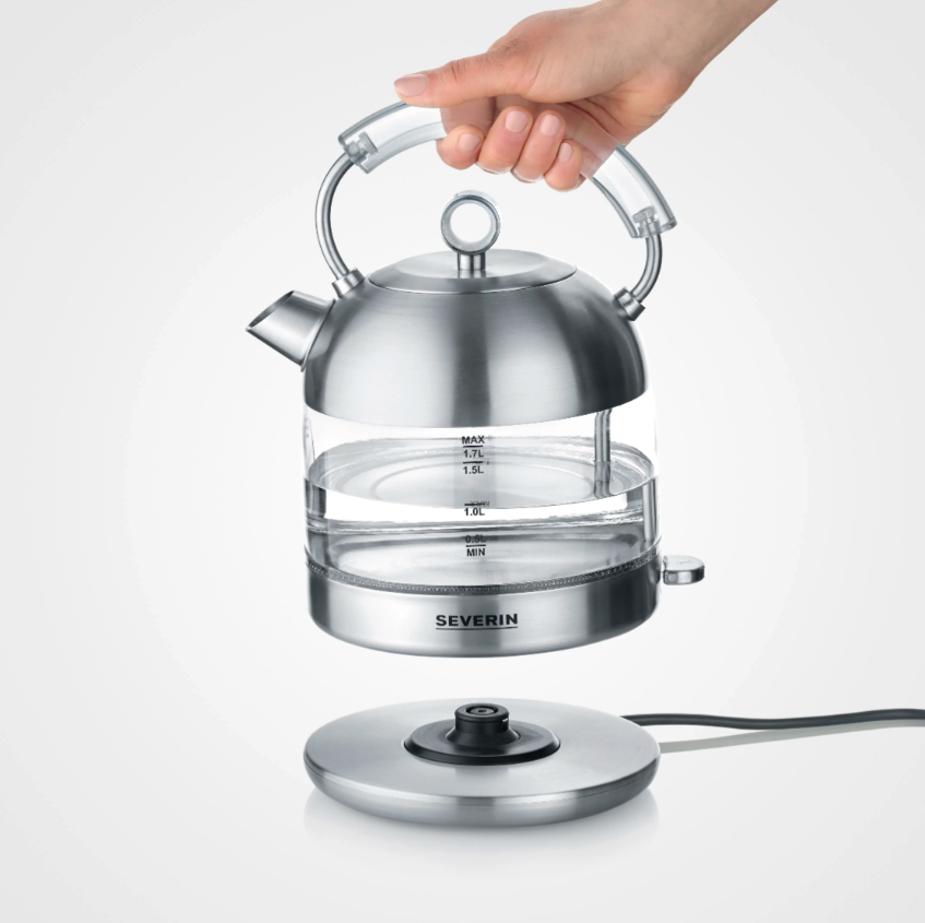 Severin, 2400 W, 1.7 L, glass - Retro Kettle