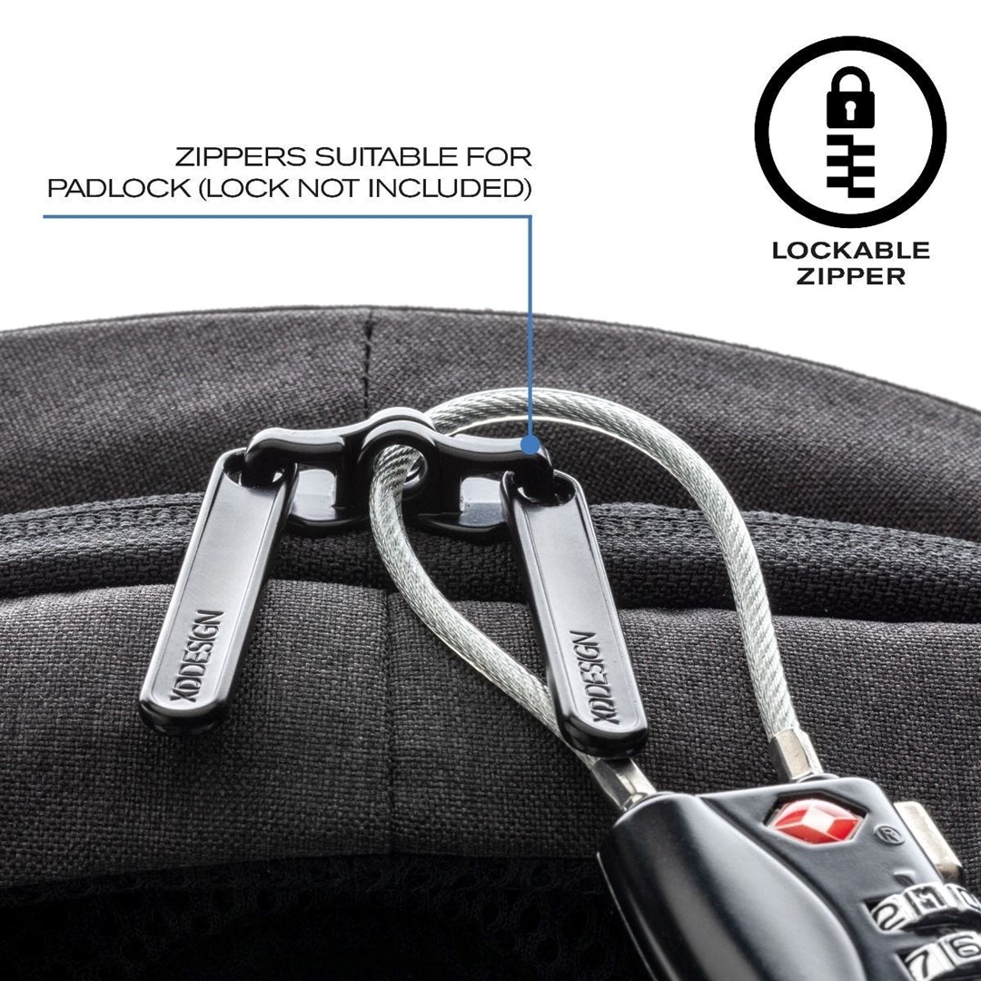 Xd Design Anti-Theft Backpack Bobby Hero Small Grey P / N: P705.702