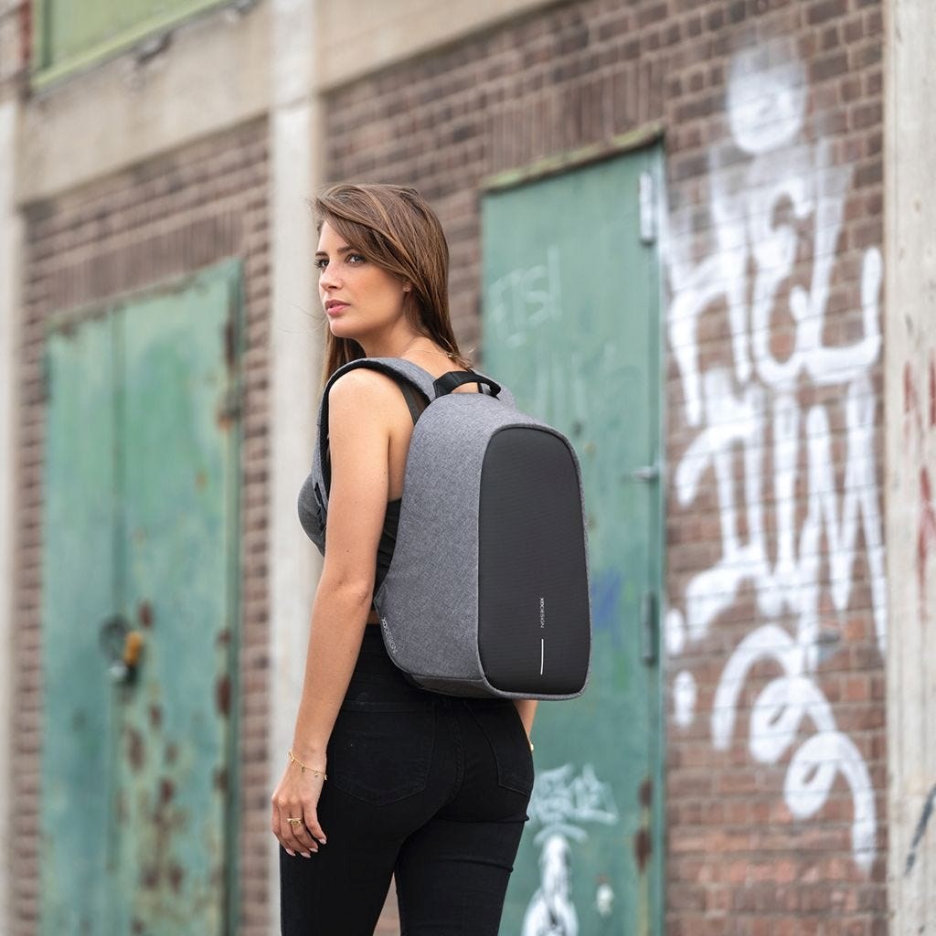 Xd Design Anti-Theft Backpack Bobby Hero Small Grey P / N: P705.702