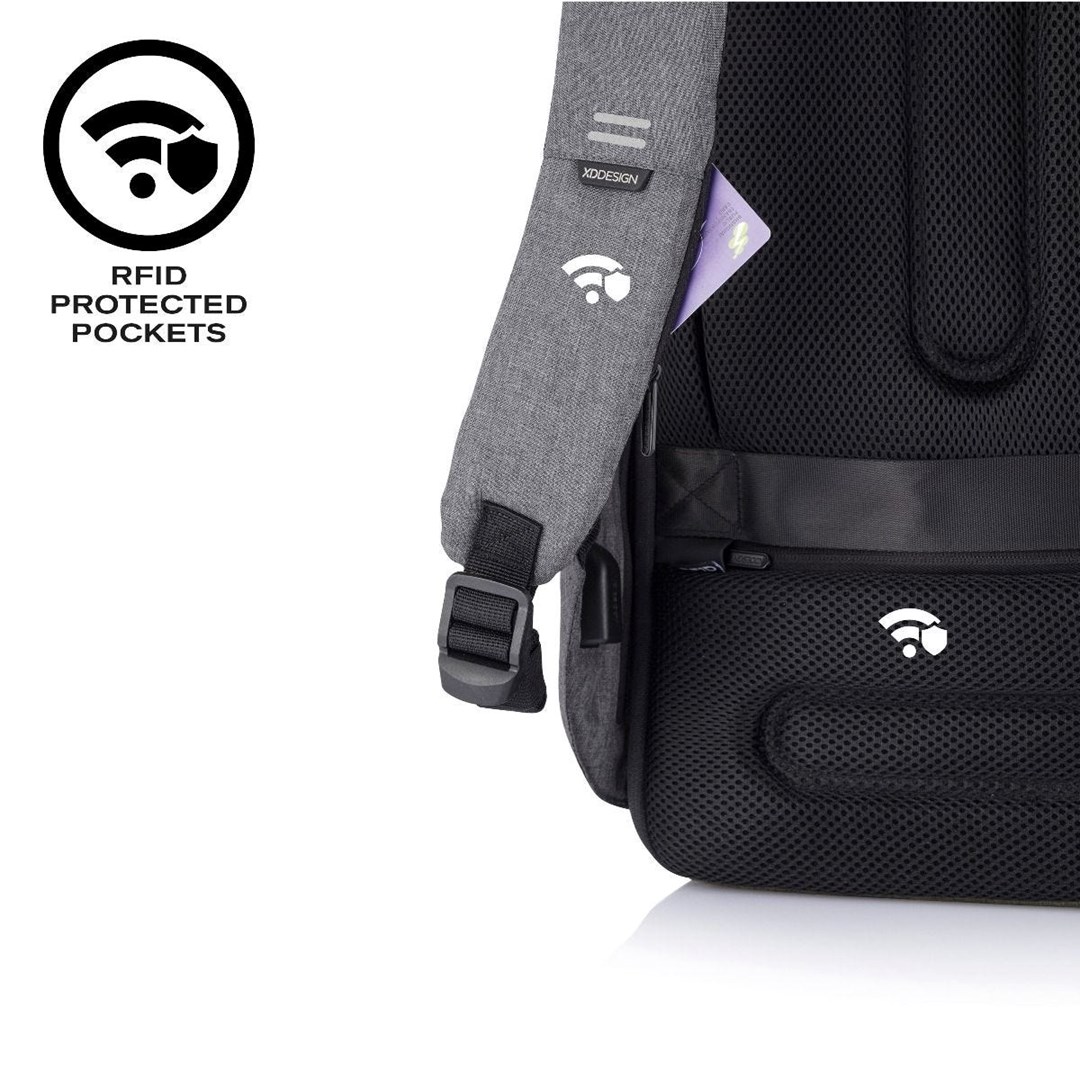 Xd Design Anti-Theft Backpack Bobby Hero Small Grey P / N: P705.702