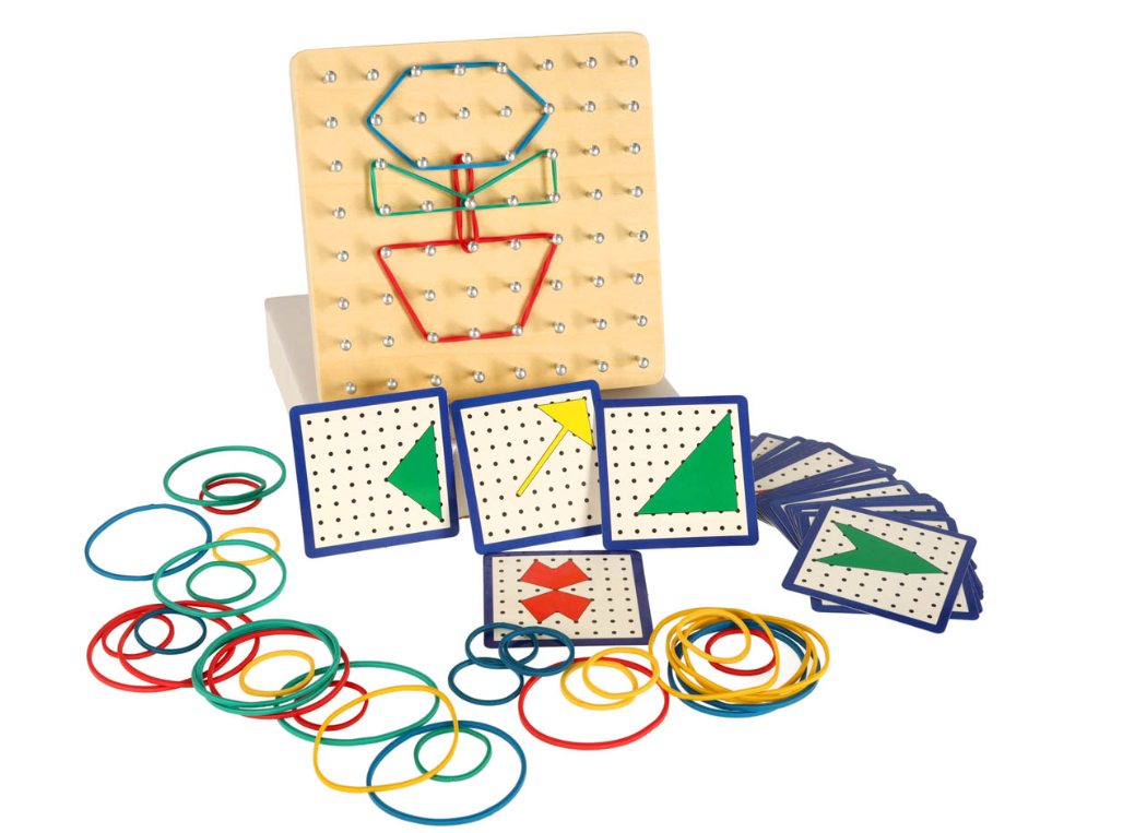 RoGer Developing game Geoboard with rubber bands