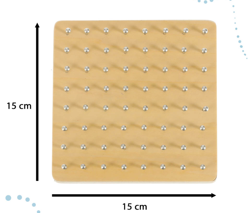 RoGer Developing game Geoboard with rubber bands