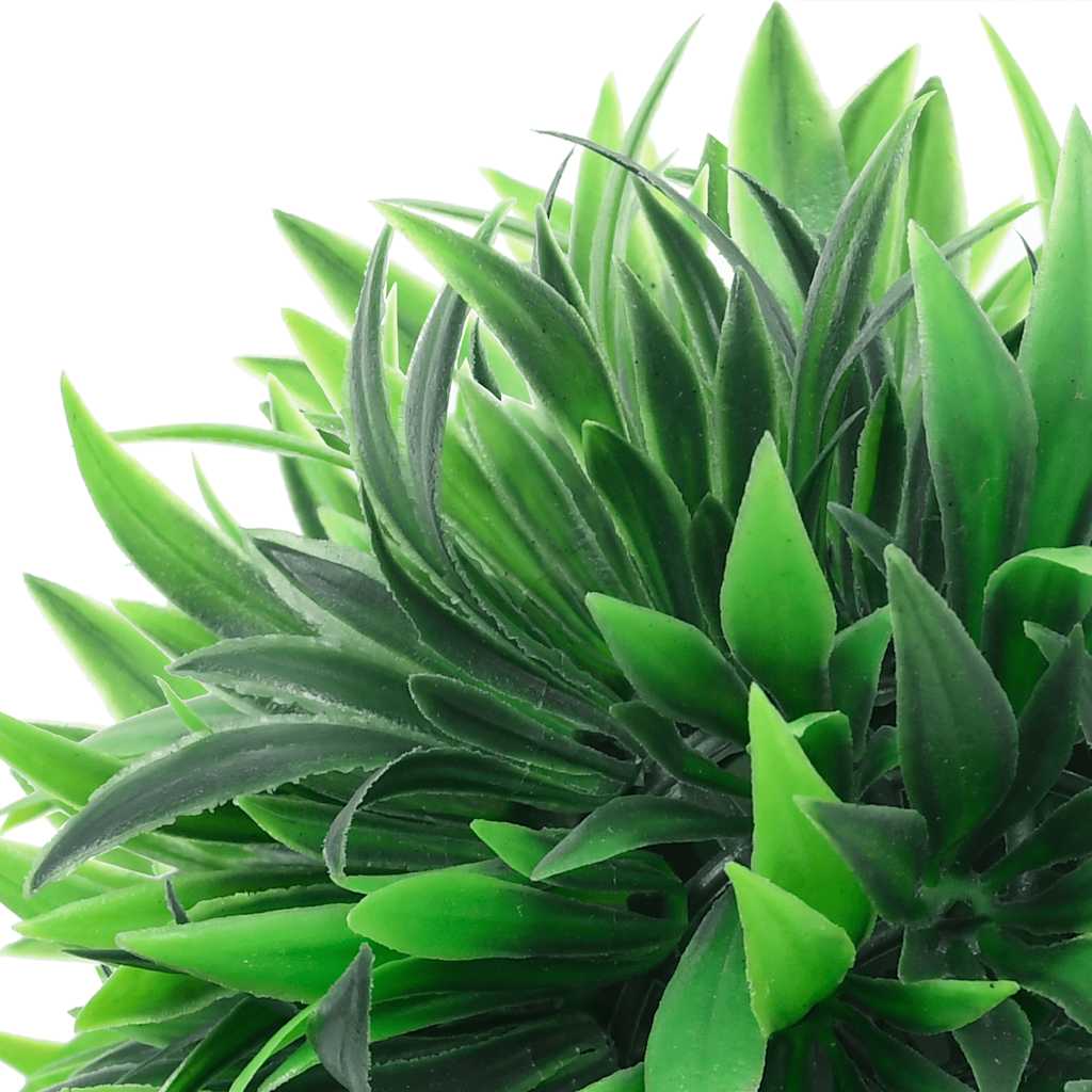Artificial boxwood balls with LED lights 4 pcs Green 15 cm