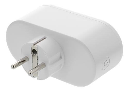 DELTACO SMART HOME switch, WiFi 2.4GHz, energy monitoring, 2xCEE 7 / 3, 13A, timer, white  /  SH-P02E