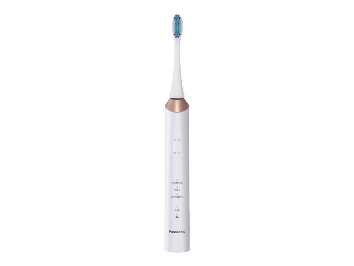 Panasonic Sonic Electric Toothbrush EW-DC12-W503 Rechargeable For adults Number of brush heads included 1 Number of teeth brushing modes 3 Sonic technology Golden White