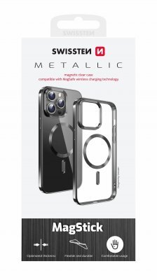 Swissten Clear Jelly Magstick Metallic Case for Samsung Galaxy S25 5G