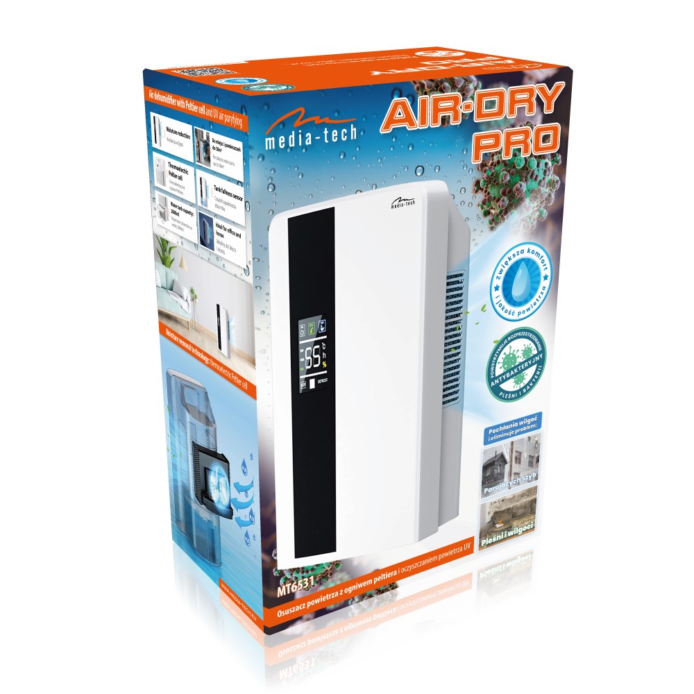 Media-Tech Air Dehumidifier Air-Dry Pro Mt6531