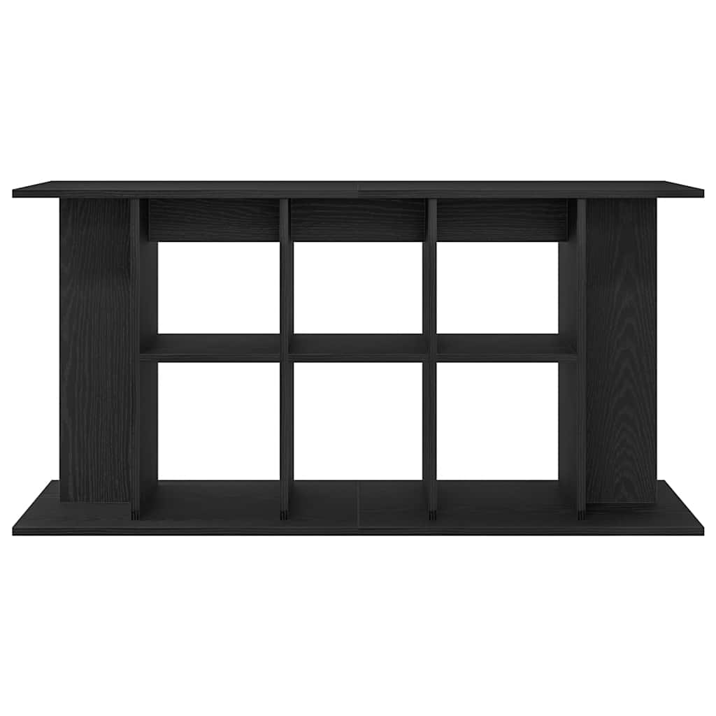 Aquarium stand, black oak, 120 x 40 x 60 cm, artificial wood