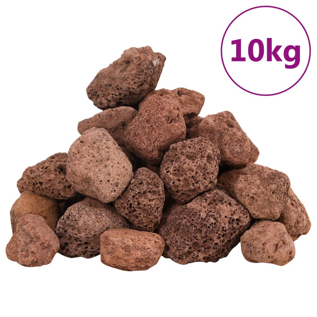 Volcanic rocks 10 kg, red, 3-5 cm