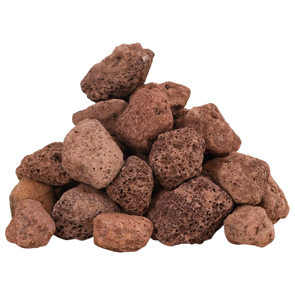 Volcanic rocks 25 kg, red, 3-5 cm