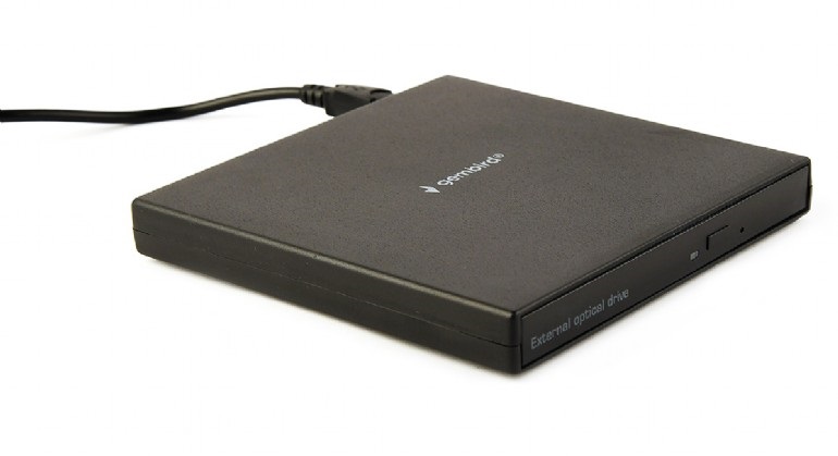 External drive Gembird External USB DVD drive Black