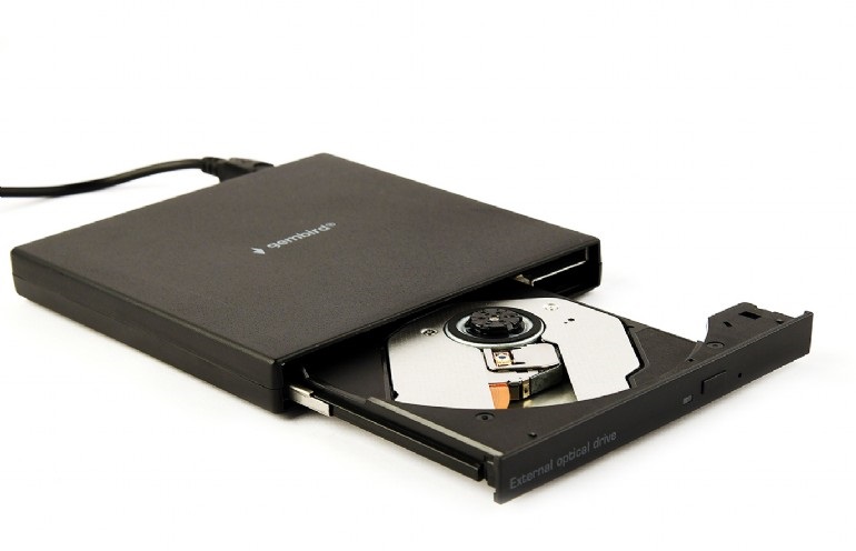 External drive Gembird External USB DVD drive Black