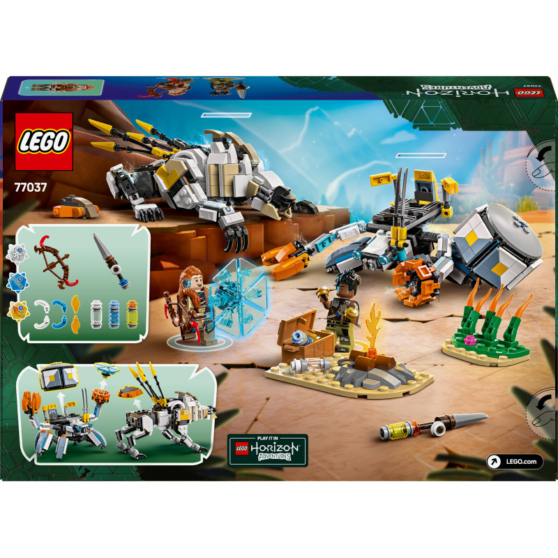 LEGO   Horizon Adventures Aloy and Varl vs. Shell-Walker and Sawtooth, 77037