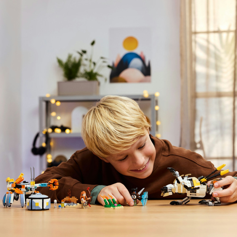 LEGO   Horizon Adventures Aloy and Varl vs. Shell-Walker and Sawtooth, 77037