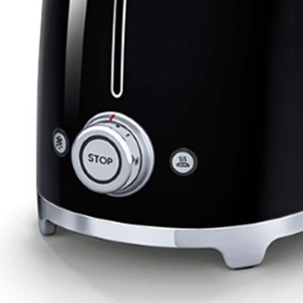 Smeg 50's Style Toaster TSF01BLEU Black