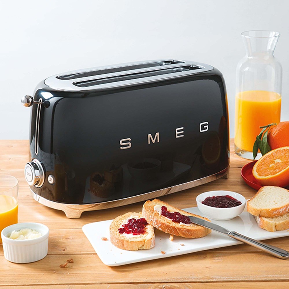 Smeg 50's Style Toaster TSF01BLEU Black