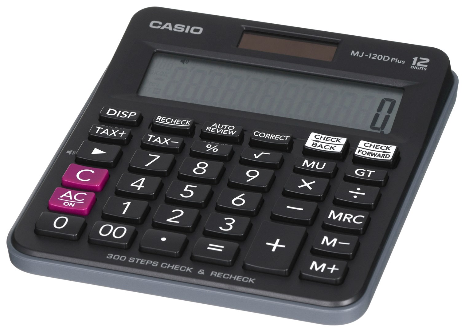 Casio Calculator Office Mj-120D Plus Black , 12 Digit Display